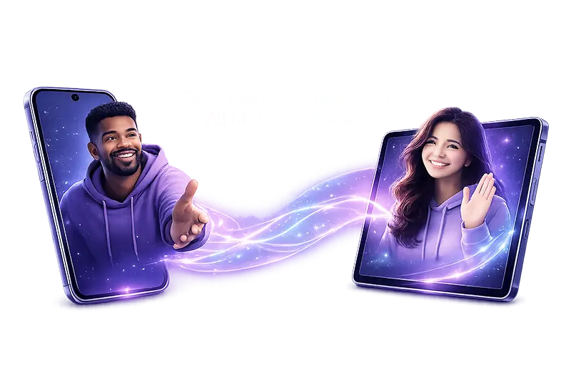 Seamless video chat on any mobile device