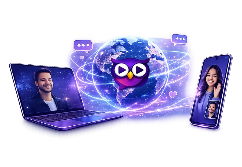 Connect globally with video chat